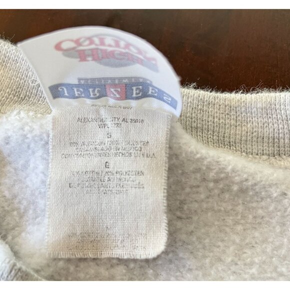 390th Bomb Group (H) Gray Sweatshirt Size Large Veterans Assoc B17 Plane STAINED - Picture 9 of 10